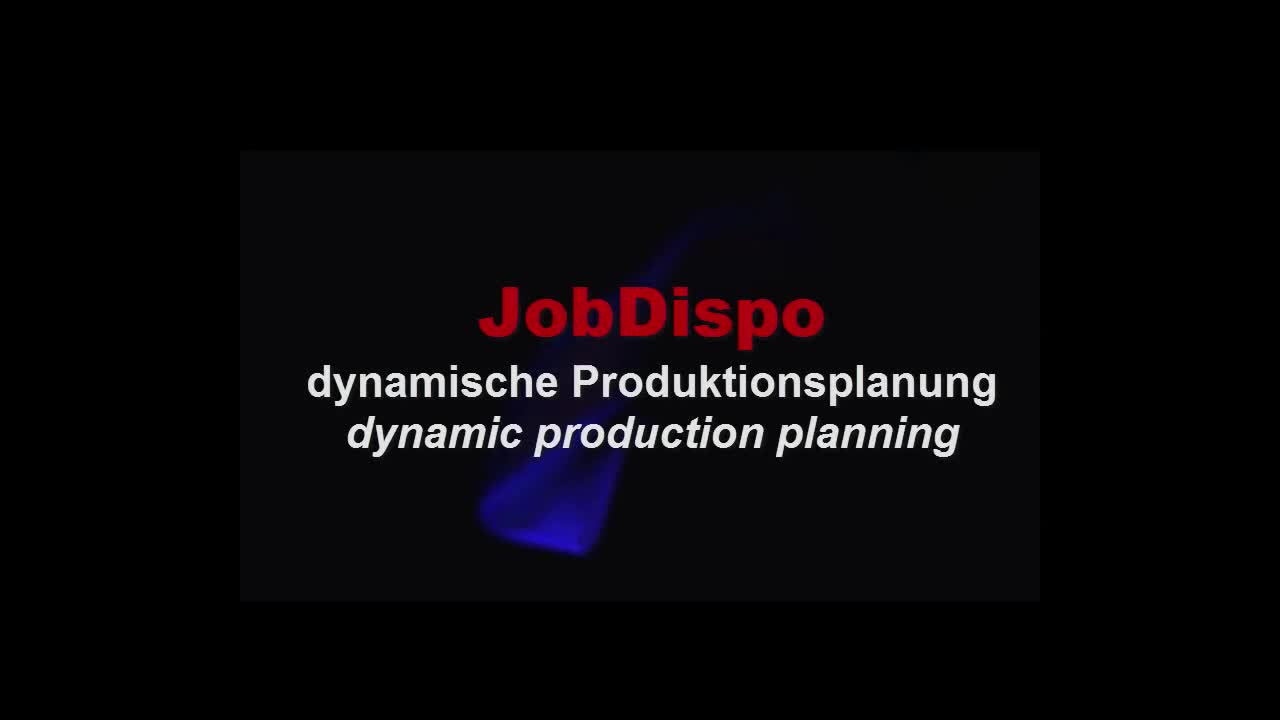 Dynamische Produktionsplanung JOBDISPO